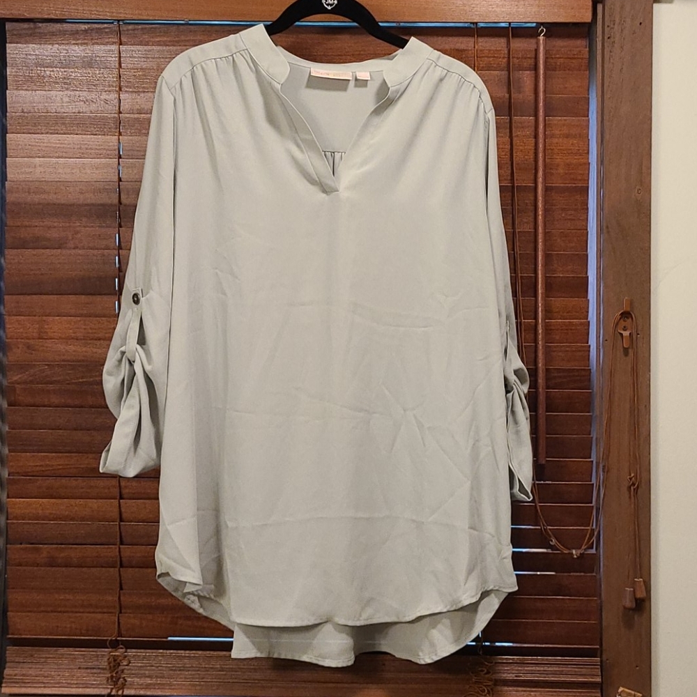 Belle by Kim Gravel woven top